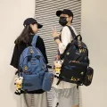 ⚡️แถมพวกกุญแจตุ๊กตา ⚡️ความจุสูงกระเป๋าเป้ผู้ชาย Backpack กระเป๋าเป้แฟชั่น ใหม่ ท