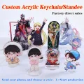 【Customize】พวงกุญแจอะคริลิคใส รูปการ์ตูนดาว กําหนดเอง สําหรับห้อยตกแต่ง