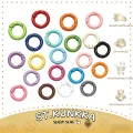 St.kunkka โลหะผสมสังกะสี ห่วงกลมขนาด 2cm 2.4cm 3.5cm 4cm  คล้องพวงกุญแจ DIY การท