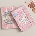 เคสป้องกัน iPad แบบพับสามโปร่งใสสำหรับ Gen11 A16 Air7 2025 Air6 2024 Gen7/8/9 10