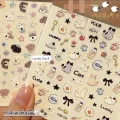 พร้อมส่งในไทย สติกเกอร์นูน3D การ์ตูน กันน้ำ สติ๊กเกอร์DIY แต่งเล็บ ไอแพด สมุด แบ