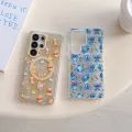 น่ารักการ์ตูน Fun Pooh Partner เหมาะสําหรับ S26UItra เคสโทรศัพท์ S25plus Magneti