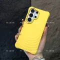 สี่มุมหนาเหมาะสําหรับ s26ultra เคสโทรศัพท์ s25 + สีทึบฤดูร้อน Dopamine s24u แม่เ