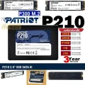 128GB | 256GB | 512GB | 1TB | 2TB SSD (เอสเอสดี) PATRIOT (P210 2.5" SATA3),(P300