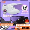 🌟ลูกค้าใหม่84 บาท💯Y-ROON รองเท้าผ้าใบนักเรียน รุ่นY999 ลายคุโรมิ Kuromiสุดcute พ