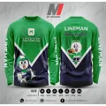 พร้อมส่ง เสื้อไลนแมน ไลน์แมนเสื้อ line man เสื้อไลน์แมน เสื้อไลนแมนแขนยาว เสื้อไ
