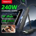 TRANYOO CC10 240W สายดาต้าชาร์จเร็วพิเศษ มาพร้อมขาตั้งโทรศัพท์ในตัว ดีไซน์ 2-in-