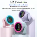 GOOJODOQ Gfs008 พัดลมไร้เสียงความเร็วสูง 2in1 ติดผนังและตั้งโต๊ะ จอแสดงผล Led 10