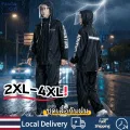 ชุด หนาขึ้น ชุดกันฝน ชุด raincoat เสื้อกันฝน มีแถบสะท้อนแสง รุ่นหมวกติดเสื้อ ชุด
